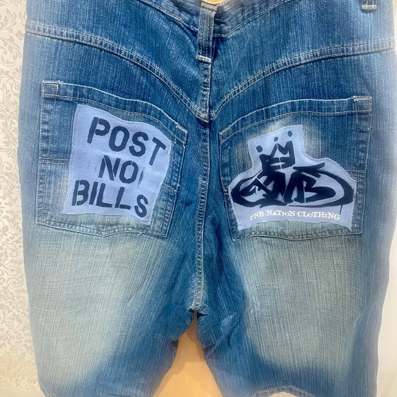 PNB Nation Vintage Street And Sports Shorts Sz 38 - Picture 1 of 8